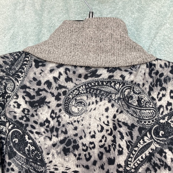 Ruby Rd Paisley print animal print neutral pullover top size 2X - Picture 15 of 17